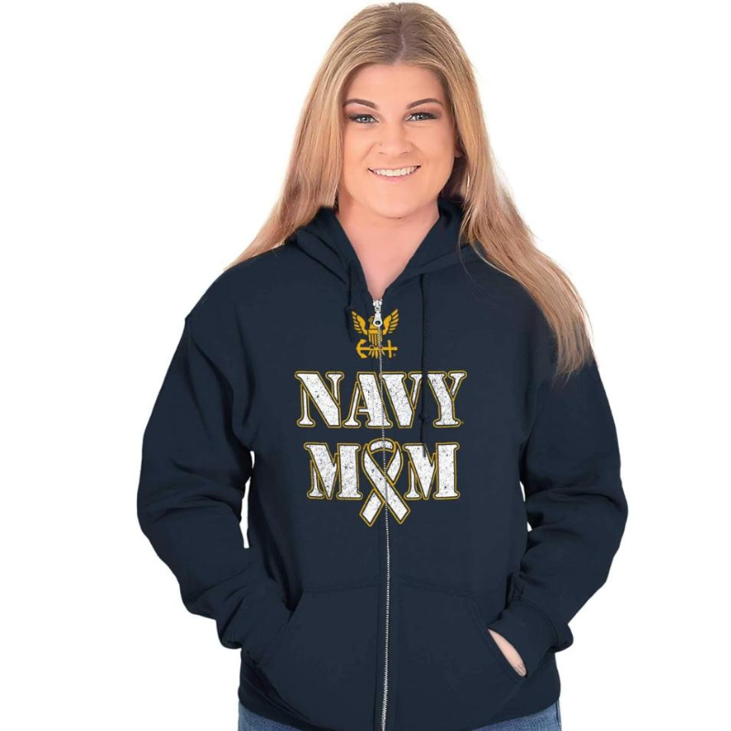 Casual Zip Hoodie With Bold Lettering Printed