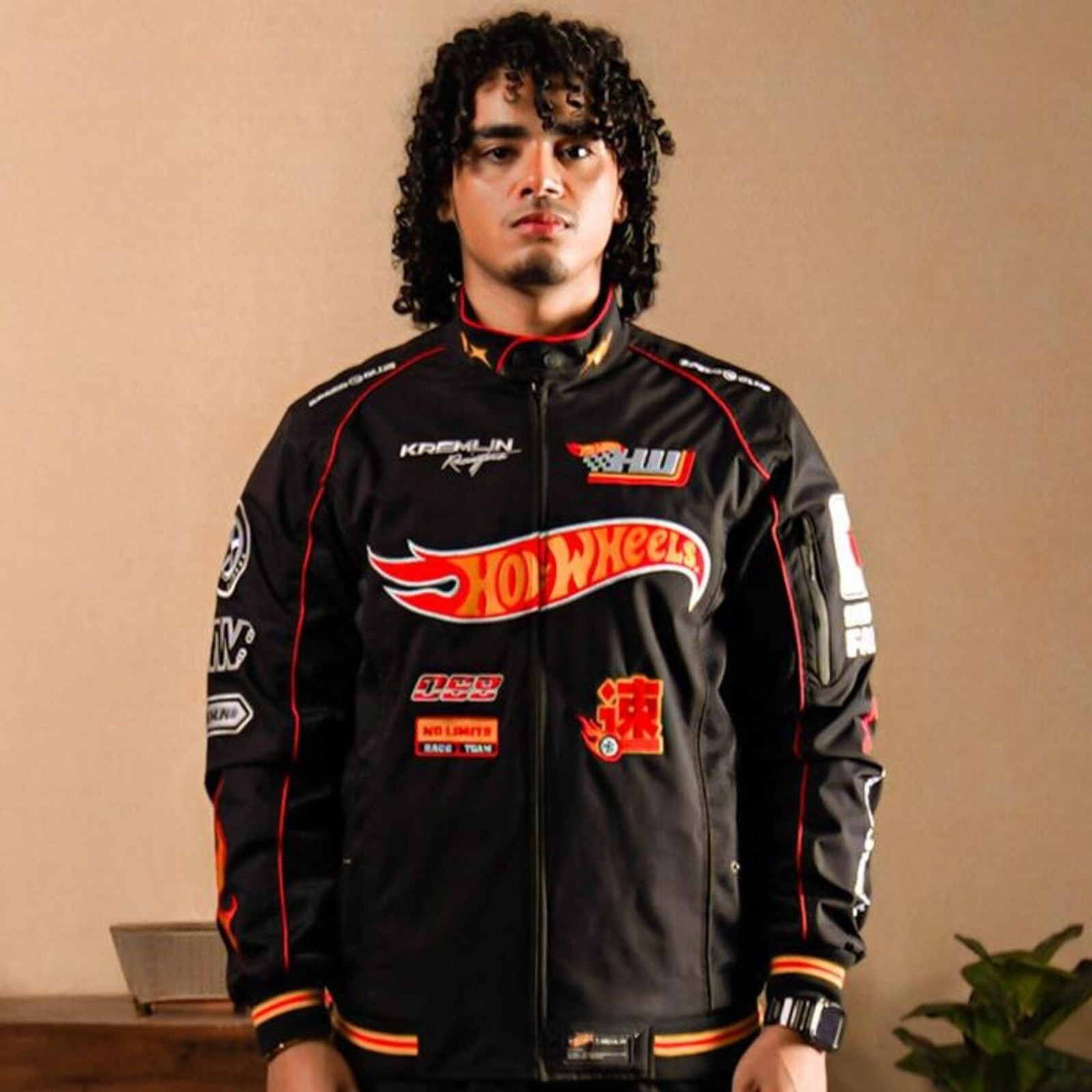 Hot Wheels x KRMLN Embroidered Sukajan Bomber Racing Jacket