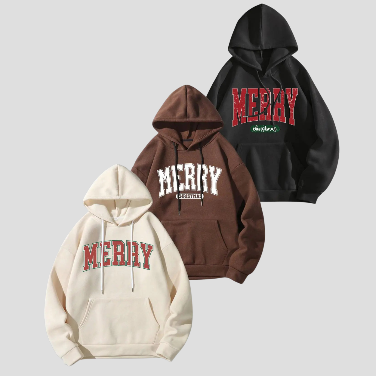 Letter And Cross Print Drawstring Pocket Hoodie
