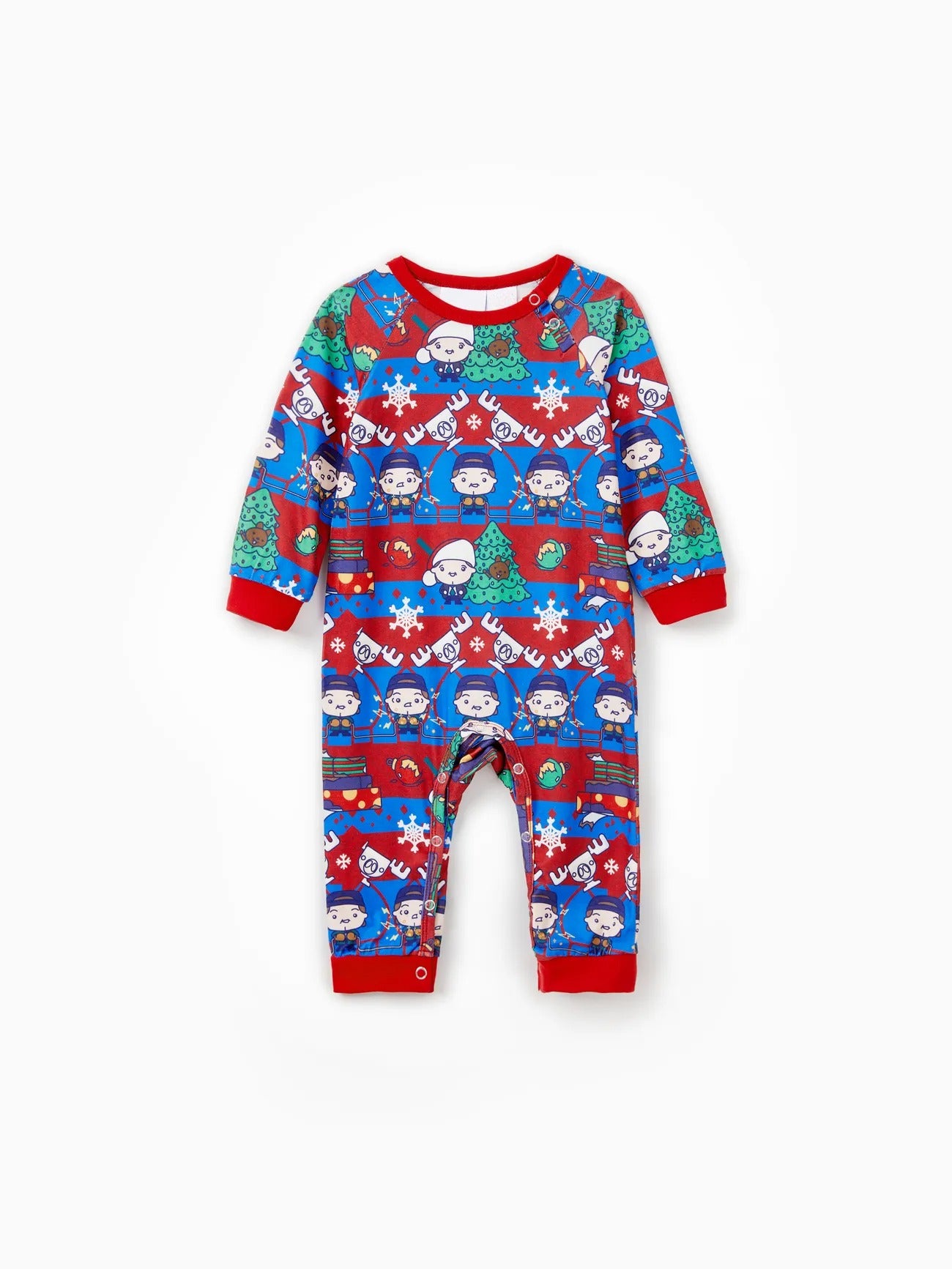 Family Matching Christmas Elk Pattern Pajama Sets Baby