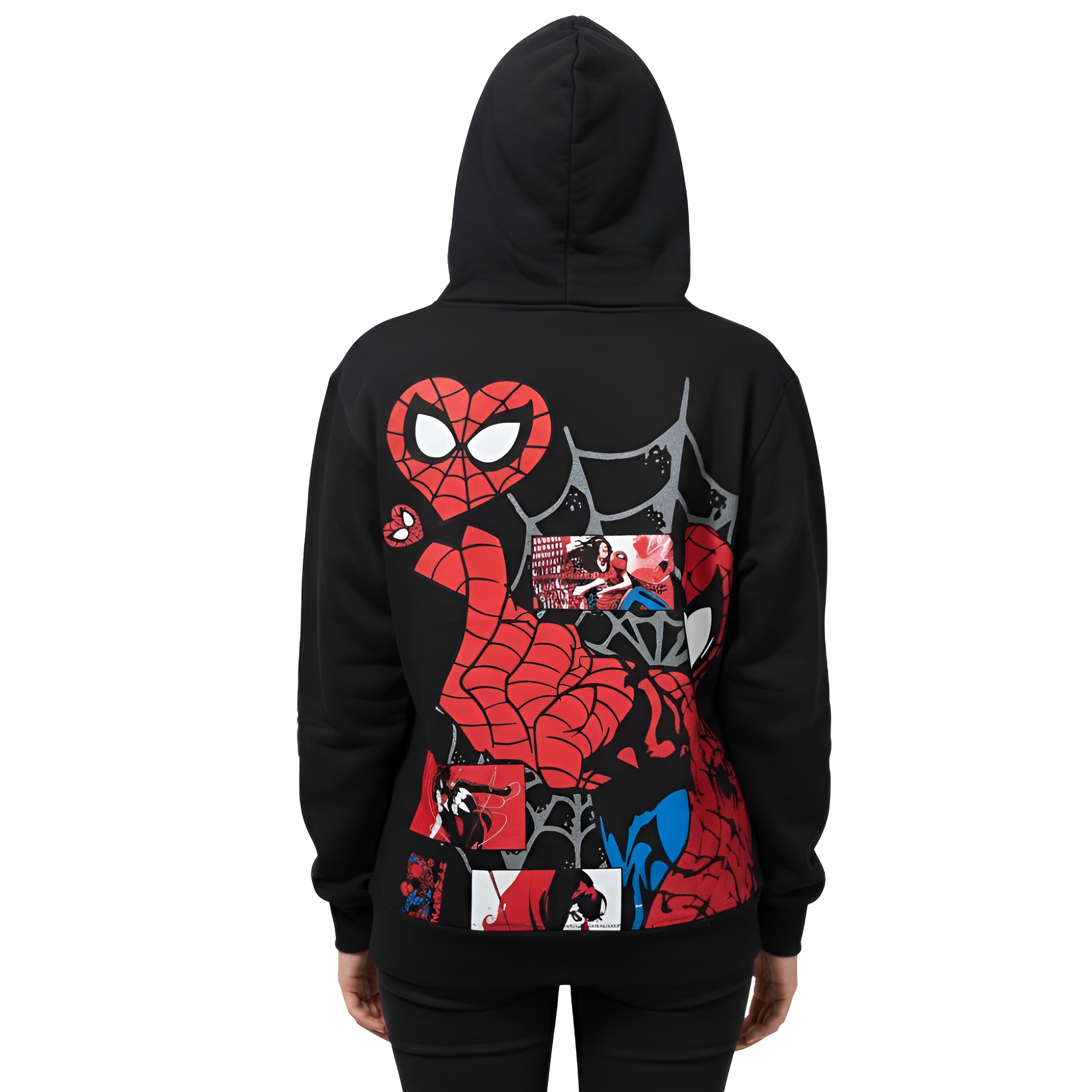 Spider Printed Hoodie For Women
