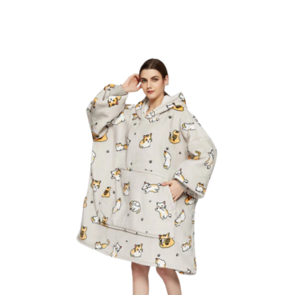 The Luminous Pattern Blanket Hoodie-Soco Hoodie