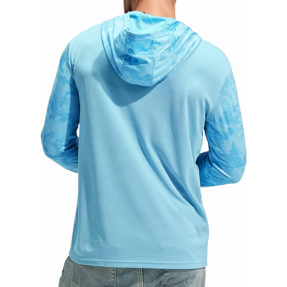 Mens UPF 50 Plus Quick Dry Lightweight Hoodie