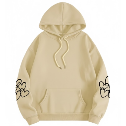 Oversized Highland Cow Print Hoodie For Women