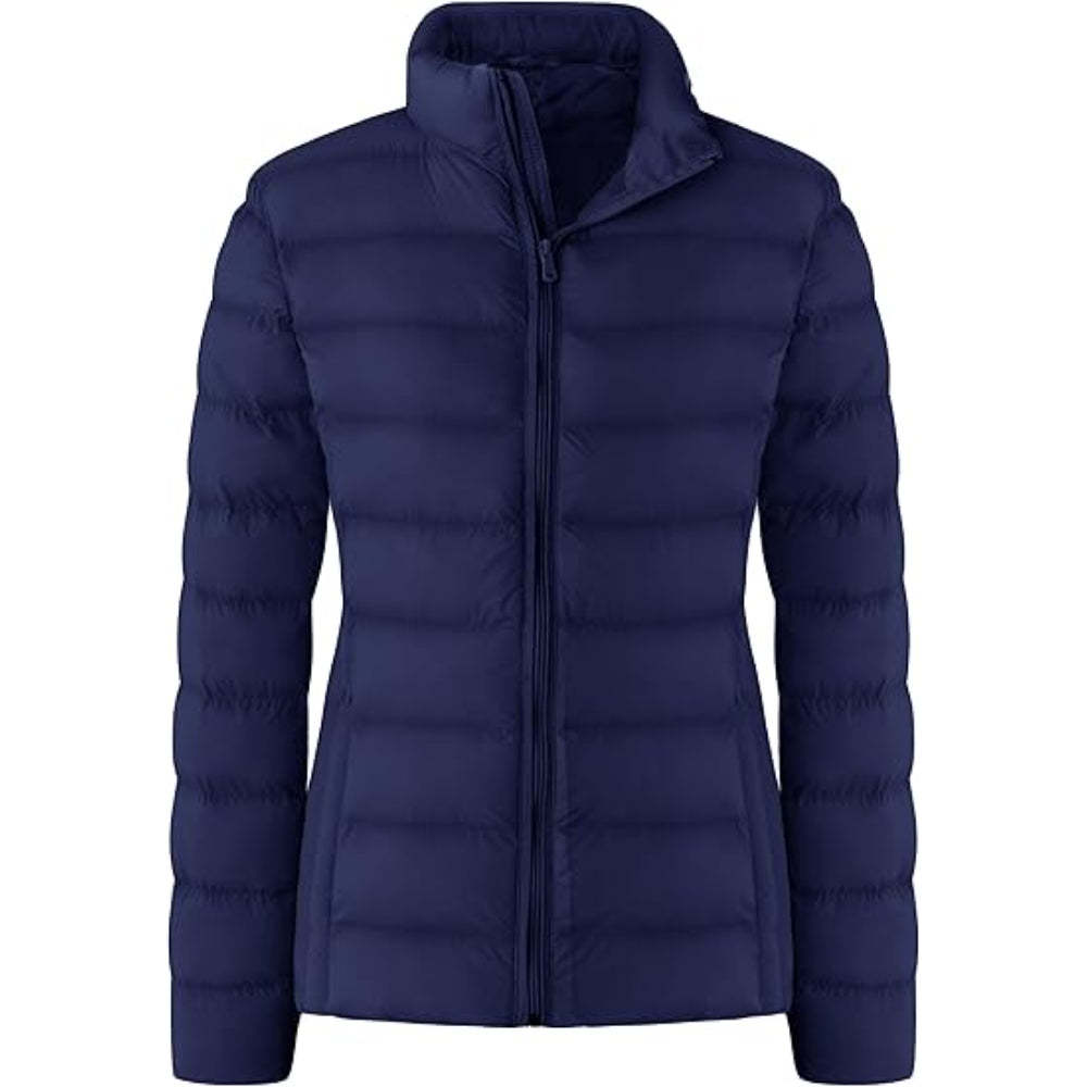 Lightweight Quilted Puffer Jacket Blue