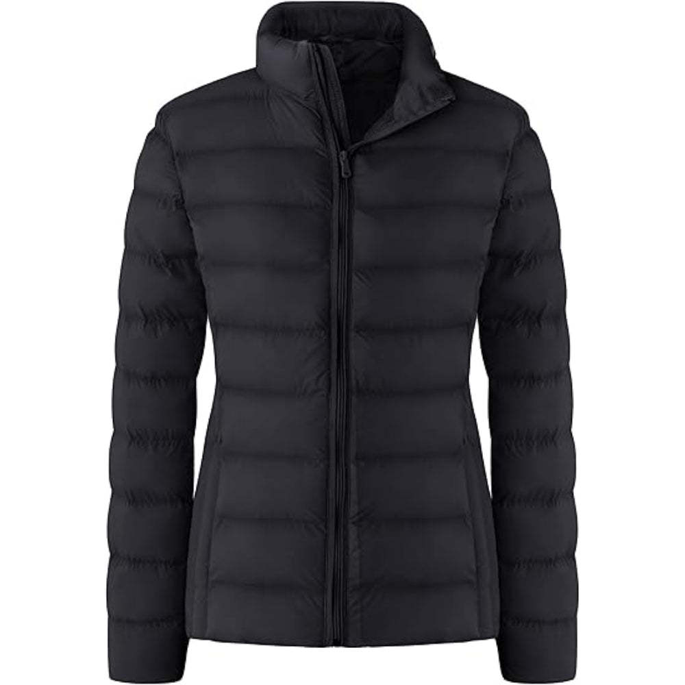 Lightweight Quilted Puffer Jacket Black