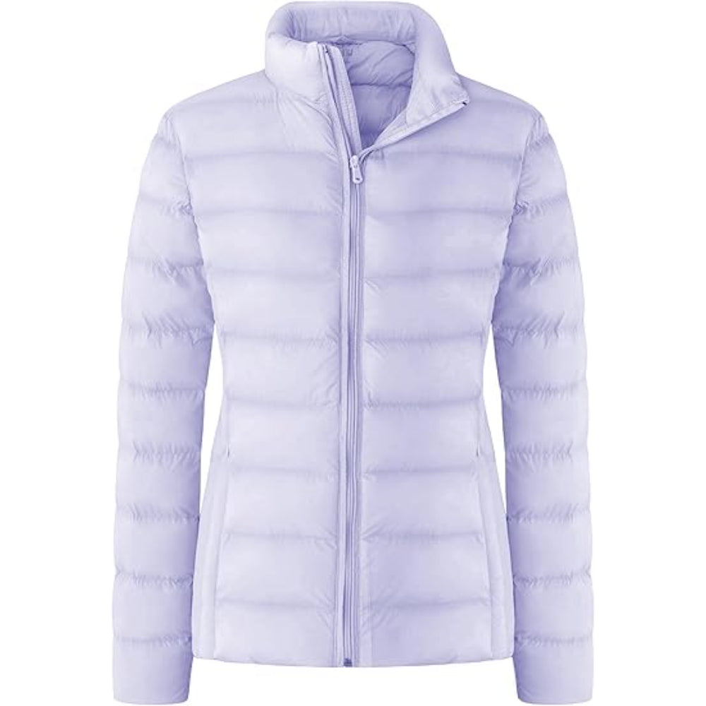 Lightweight Quilted Puffer Jacket Lavender