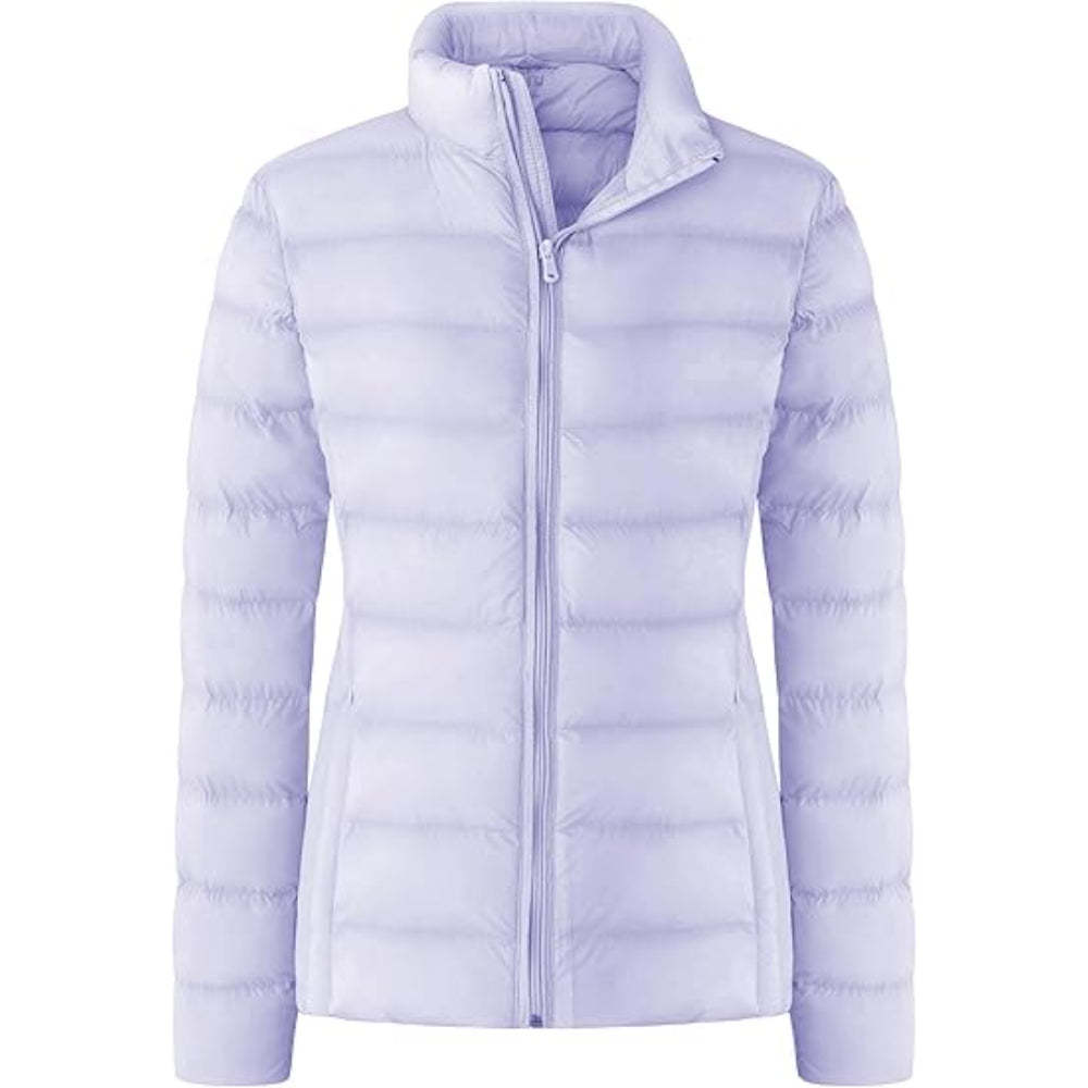 Lightweight Quilted Puffer Jacket Lavender