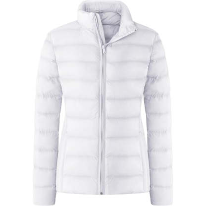 Lightweight Quilted Puffer Jacket White