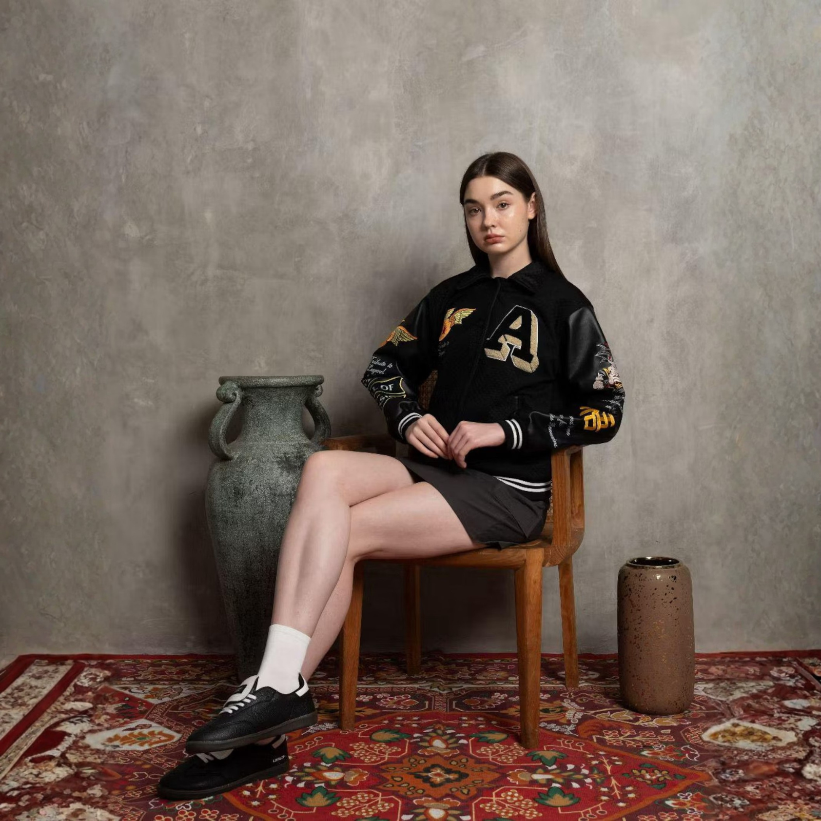 Goku Akira Dragon Ball Embroidered Anime Bomber Jacket