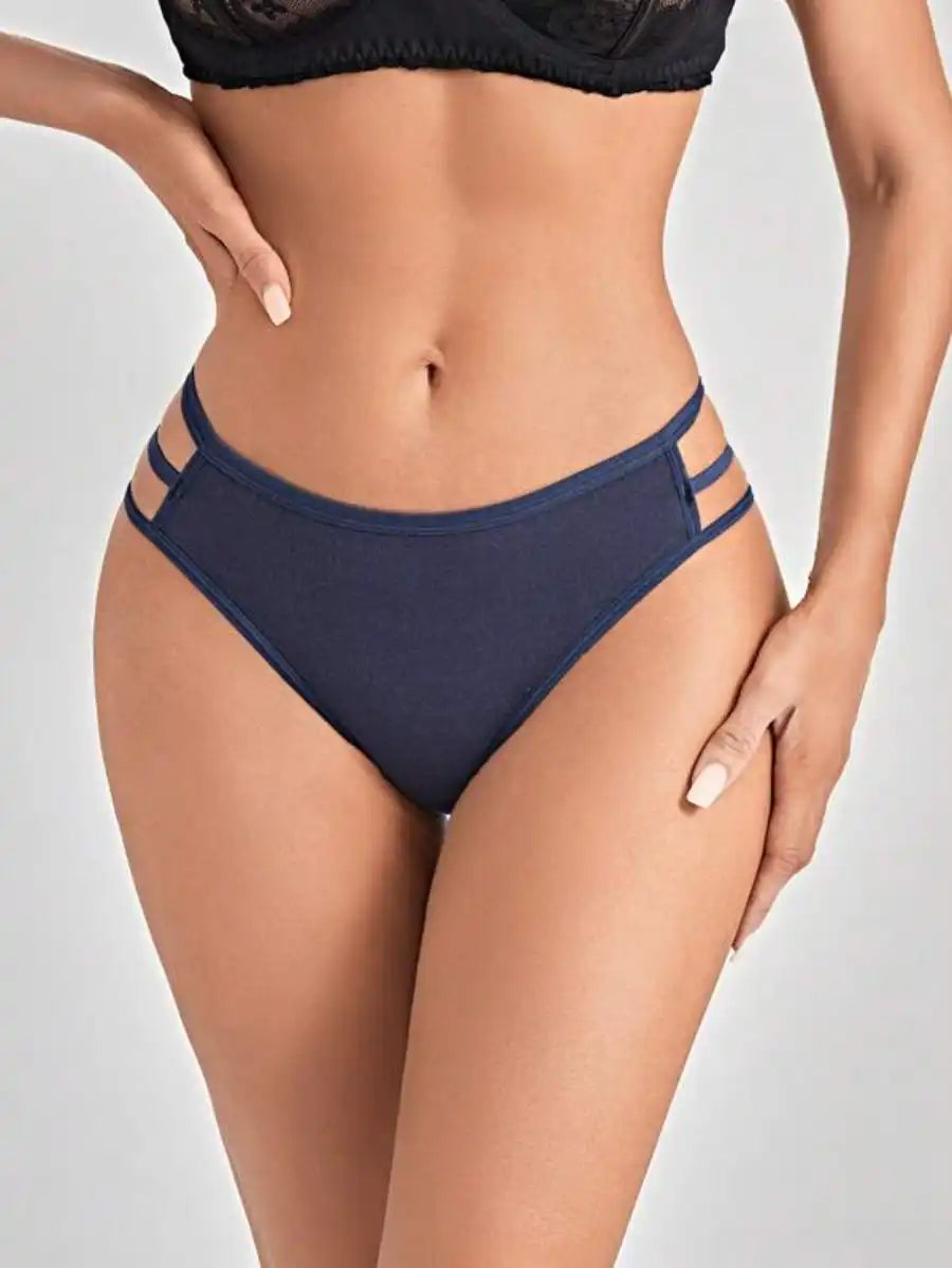 7 Piece Printed Detail Panty Set-Soco Hoodie