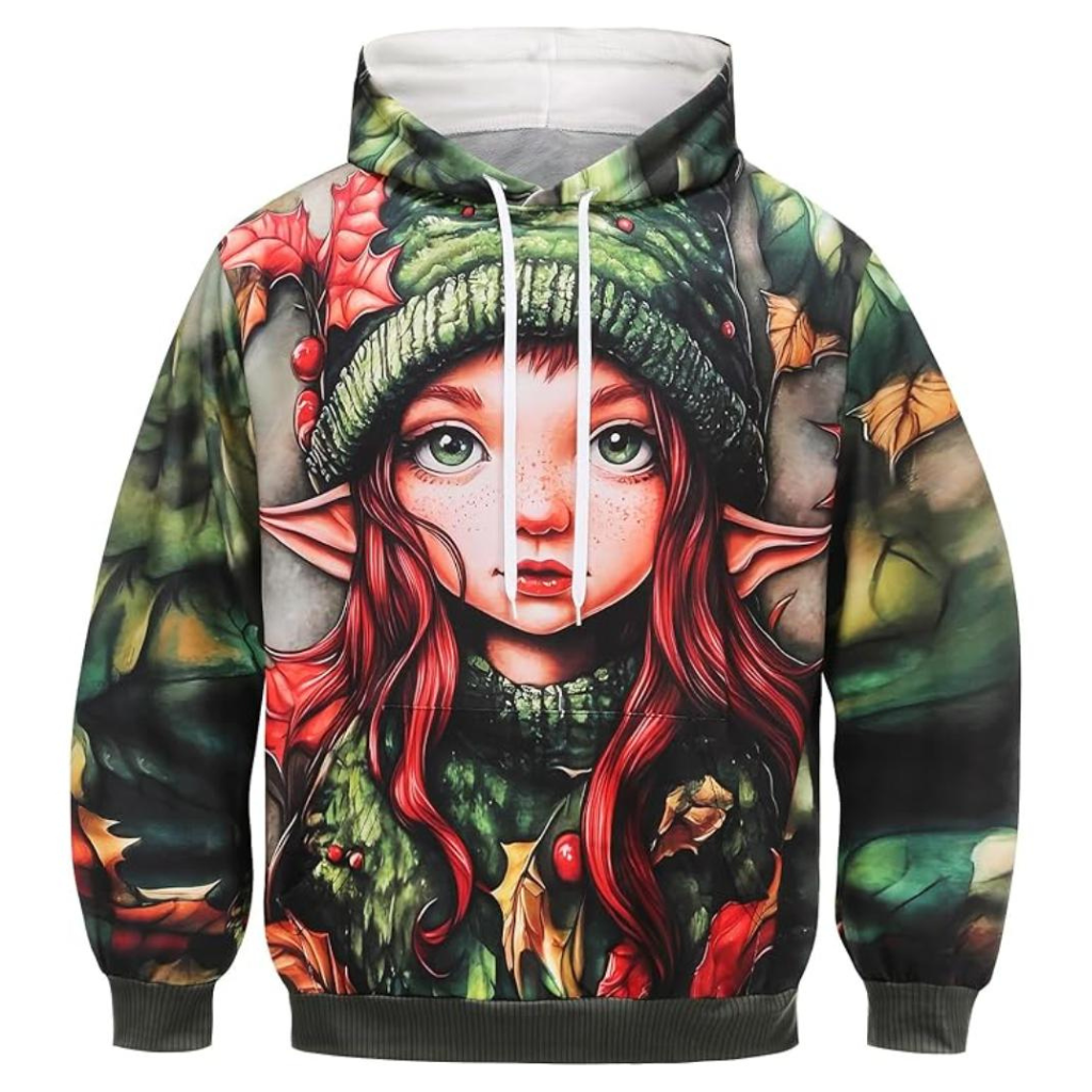 Christmas All Over Print 3D Pullover Hoodie With Pocket