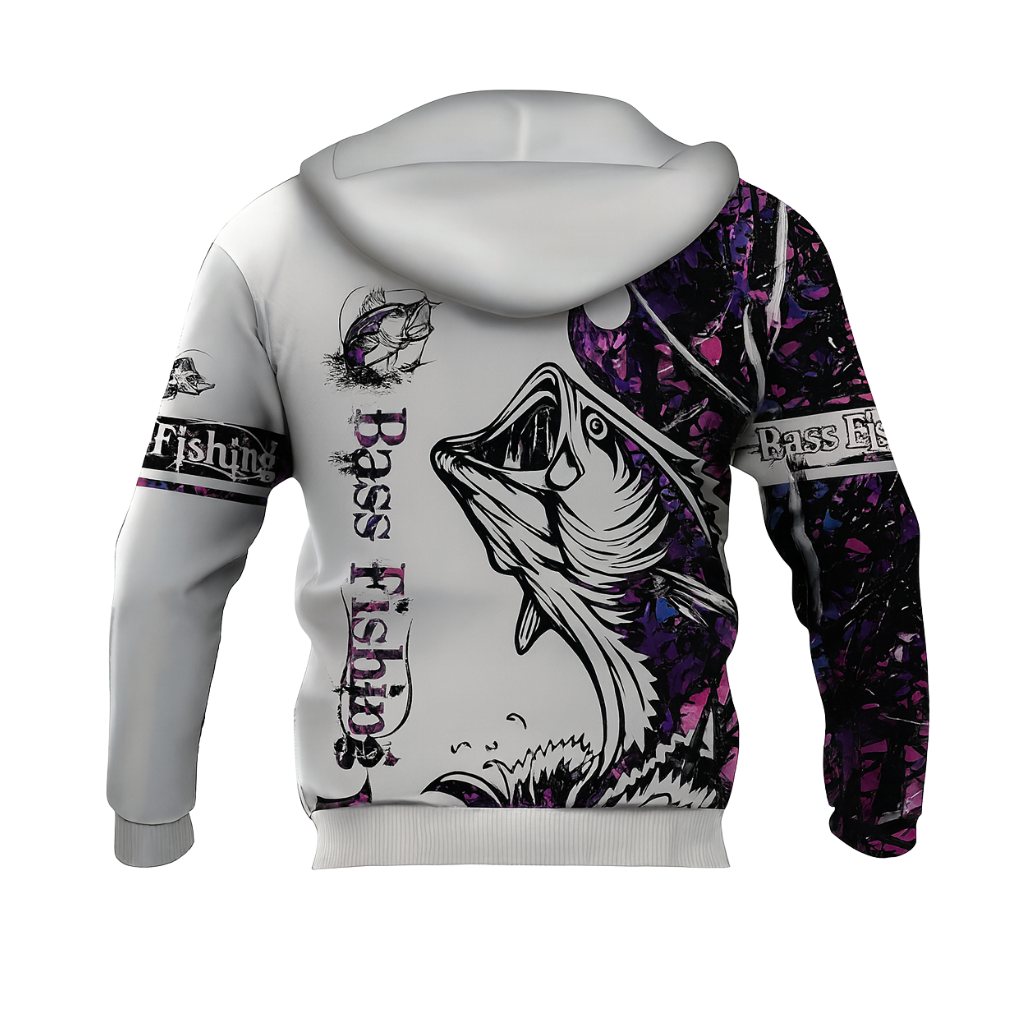 Men 3D Printed Fishing Hooded Sweatshirt