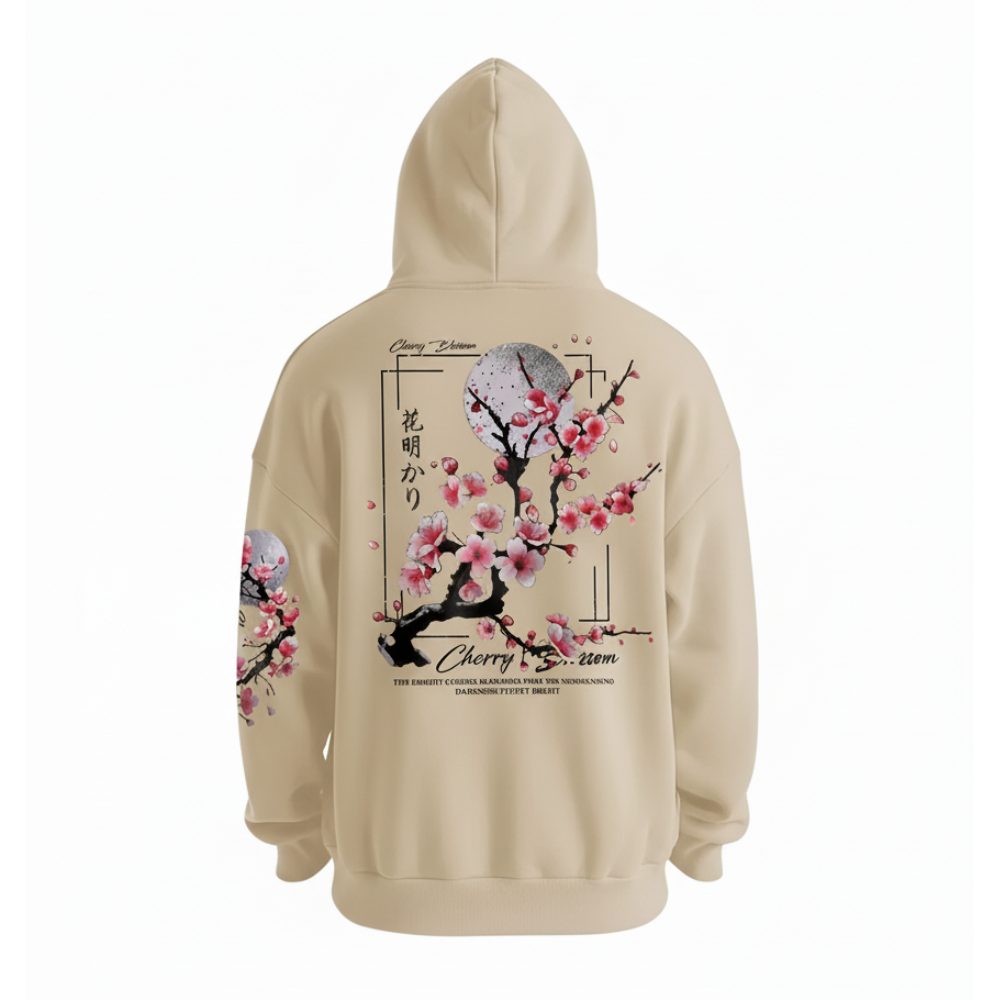 Lined Casual Pullover with Pockets Loose Fit Long Sleeves Hoodie