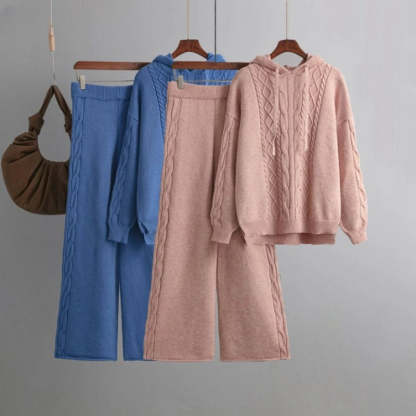 Women's Winter Thick Two Piece Set-Soco Hoodie