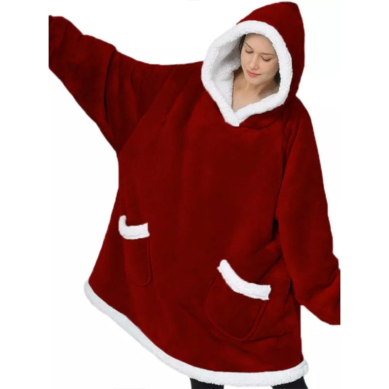 Oversize Winter Warm Hoodies Sweatshirt-Soco Hoodie