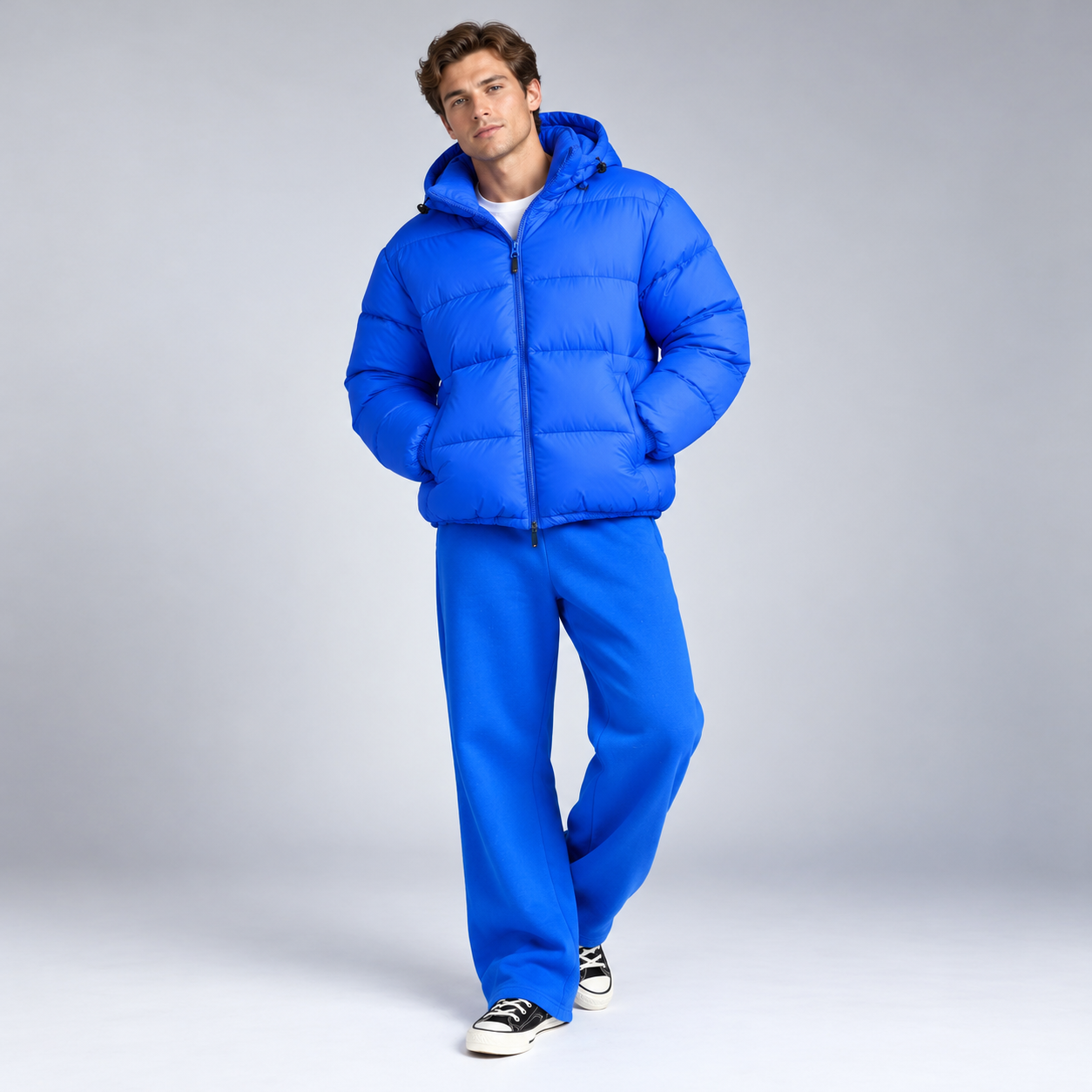 Casual Comfort Classic Puffer Insulated Jacket For Men