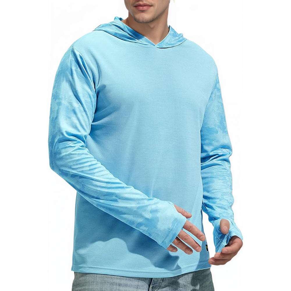 Mens UPF 50 Plus Quick Dry Lightweight Hoodie