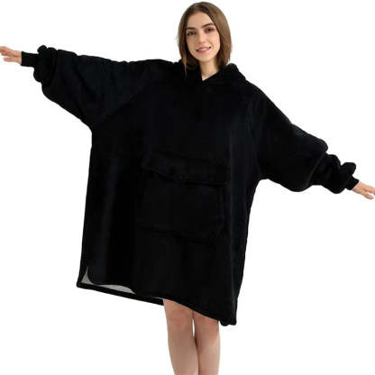 Winter Plush Sherpa Giant Oversized Hoodie Robe-Soco Hoodie