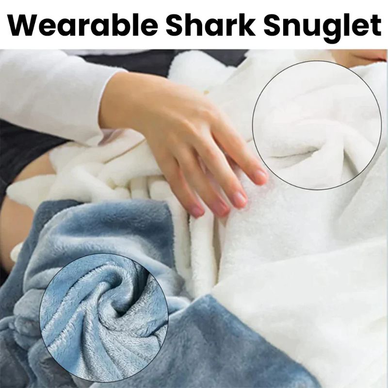 Cozy Shark Blanket-Soco Hoodie