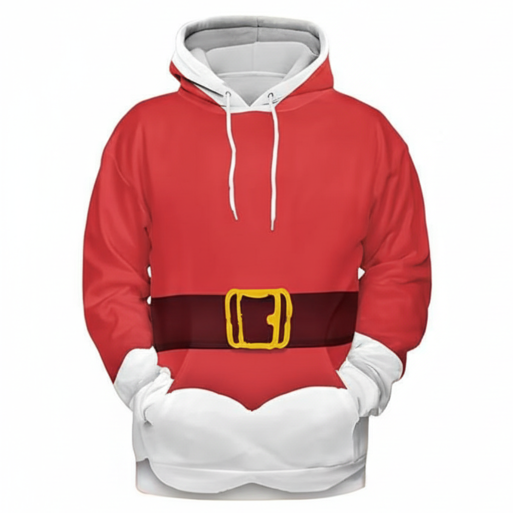 Funny Santa Claus All Over Print Hoodie
