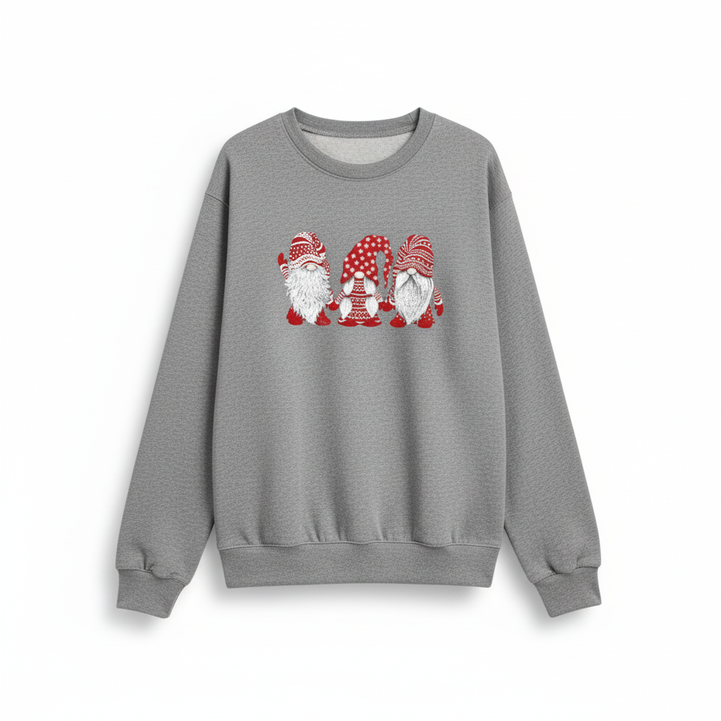 Gnomes Santa Ugly Christmas Sweater For Women