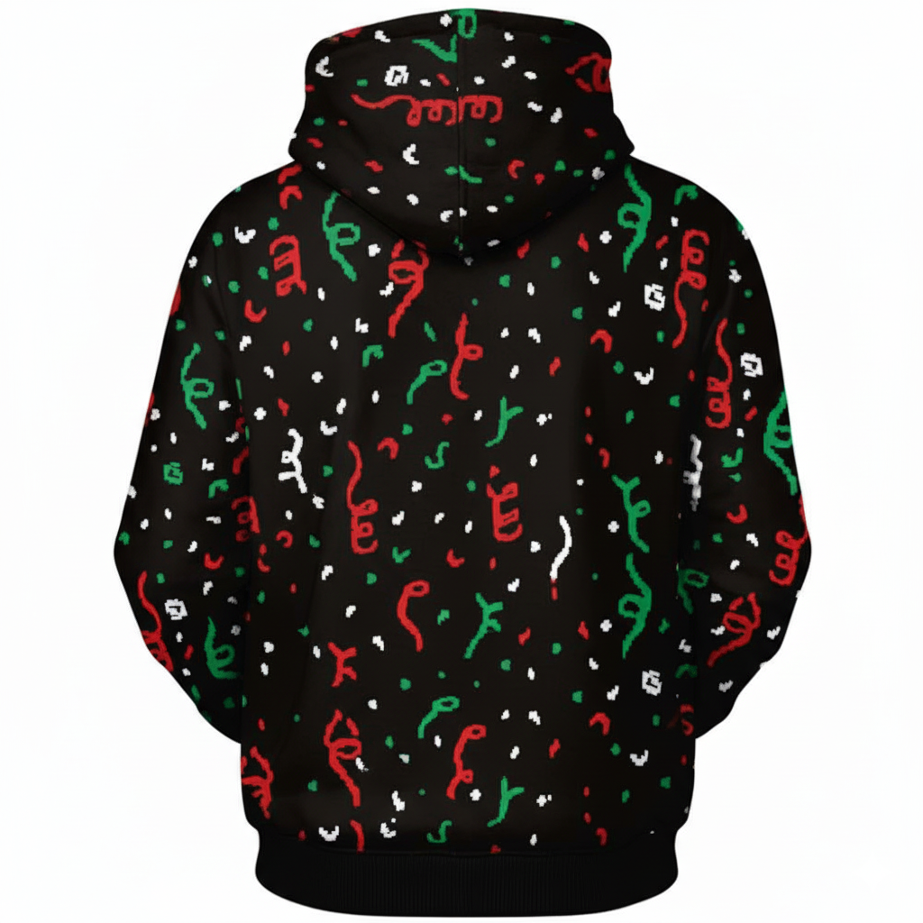 Christmas All Over Print 3D Graphic Long Sleeve Hoodie