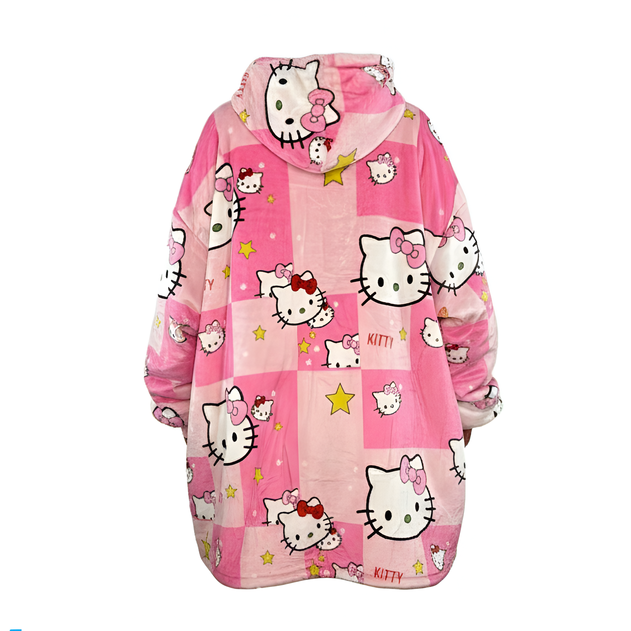 Hello Kitty Themed Oversized Blanket Hoodie