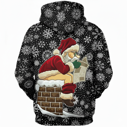 Christmas All Over Print 3D Graphic Long Sleeve Hoodie