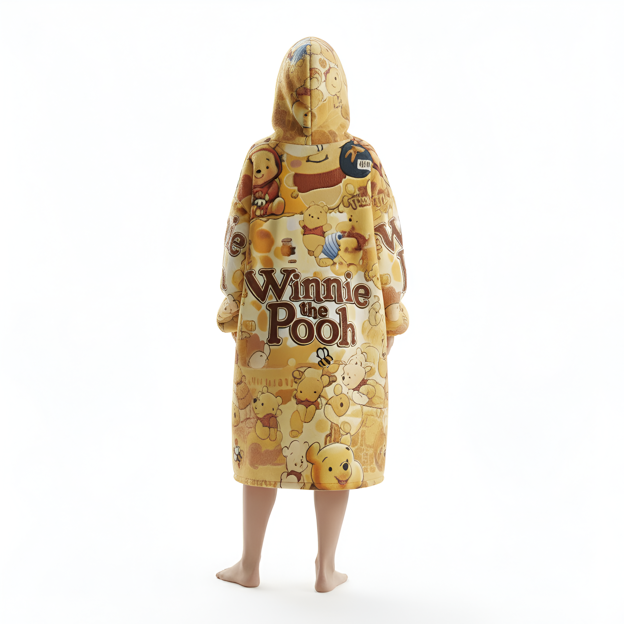Cartoon Print Oversized Blanket Hoodie For Women