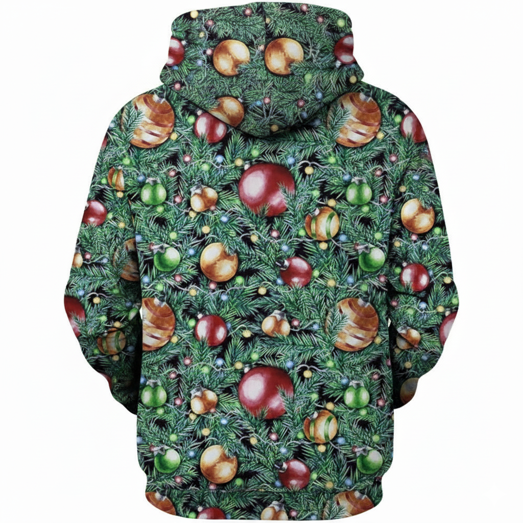 Christmas All Over Print 3D Graphic Long Sleeve Hoodie