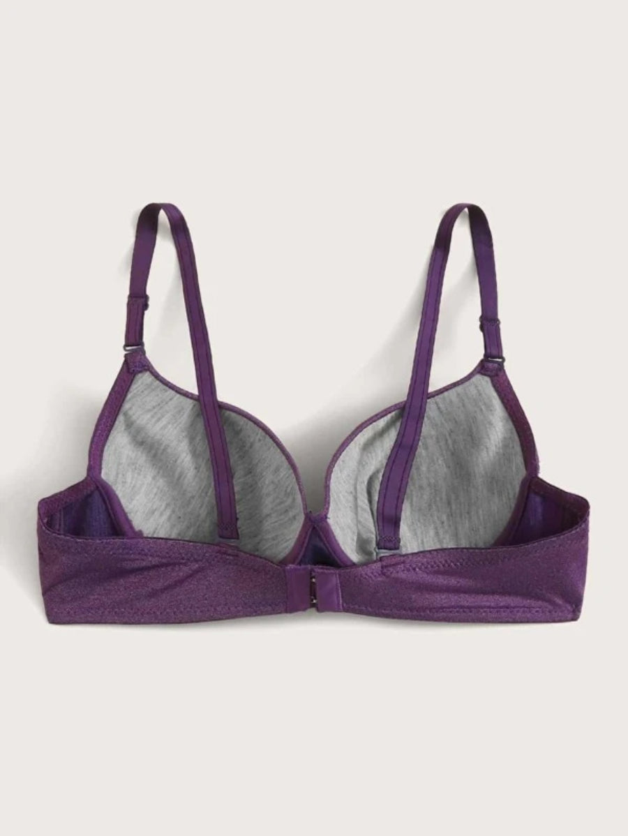 Adjustable Strap Push Up Underwire Bra-Soco Hoodie