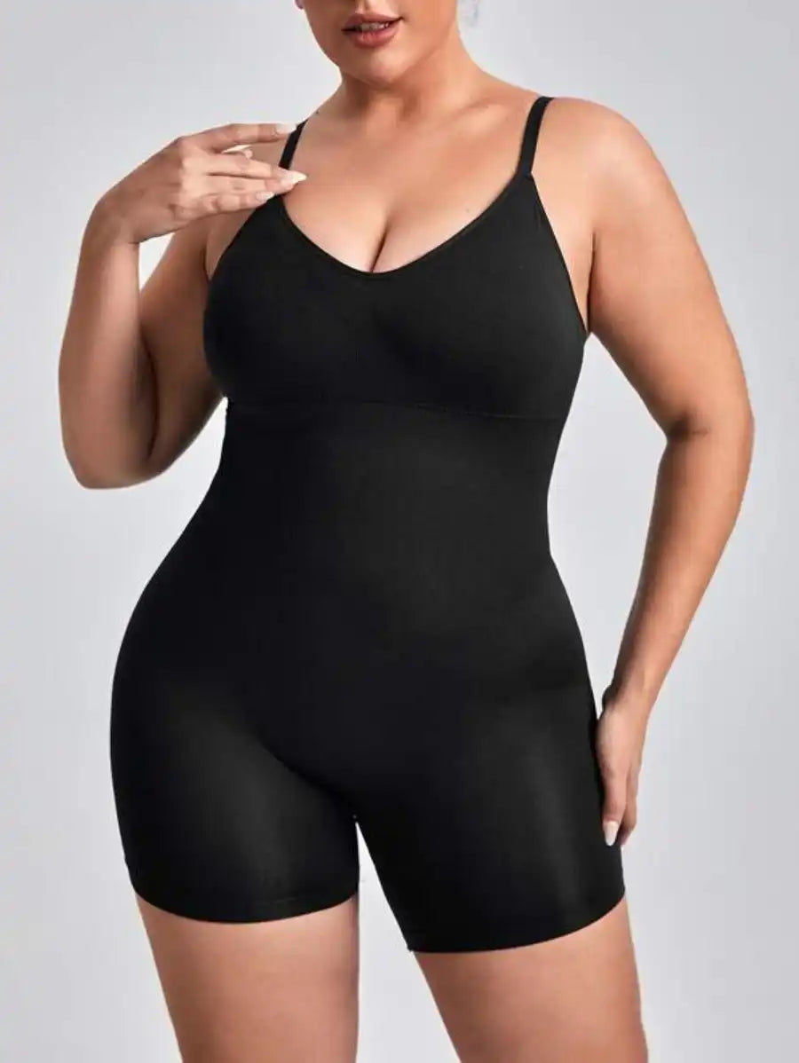 Adjustable Strap Shapewear Romper-Soco Hoodie