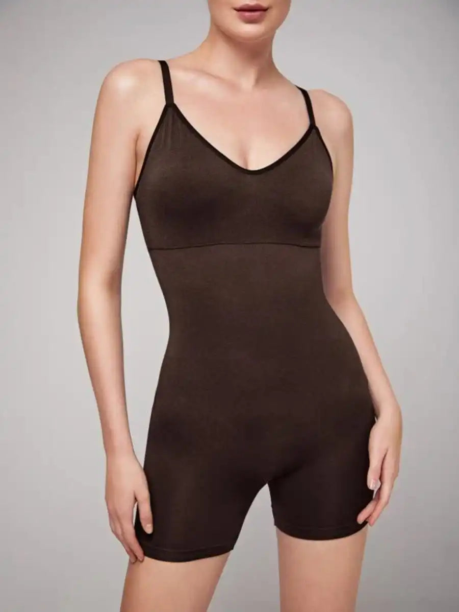 Adjustable Strap Shapewear Romper-Soco Hoodie