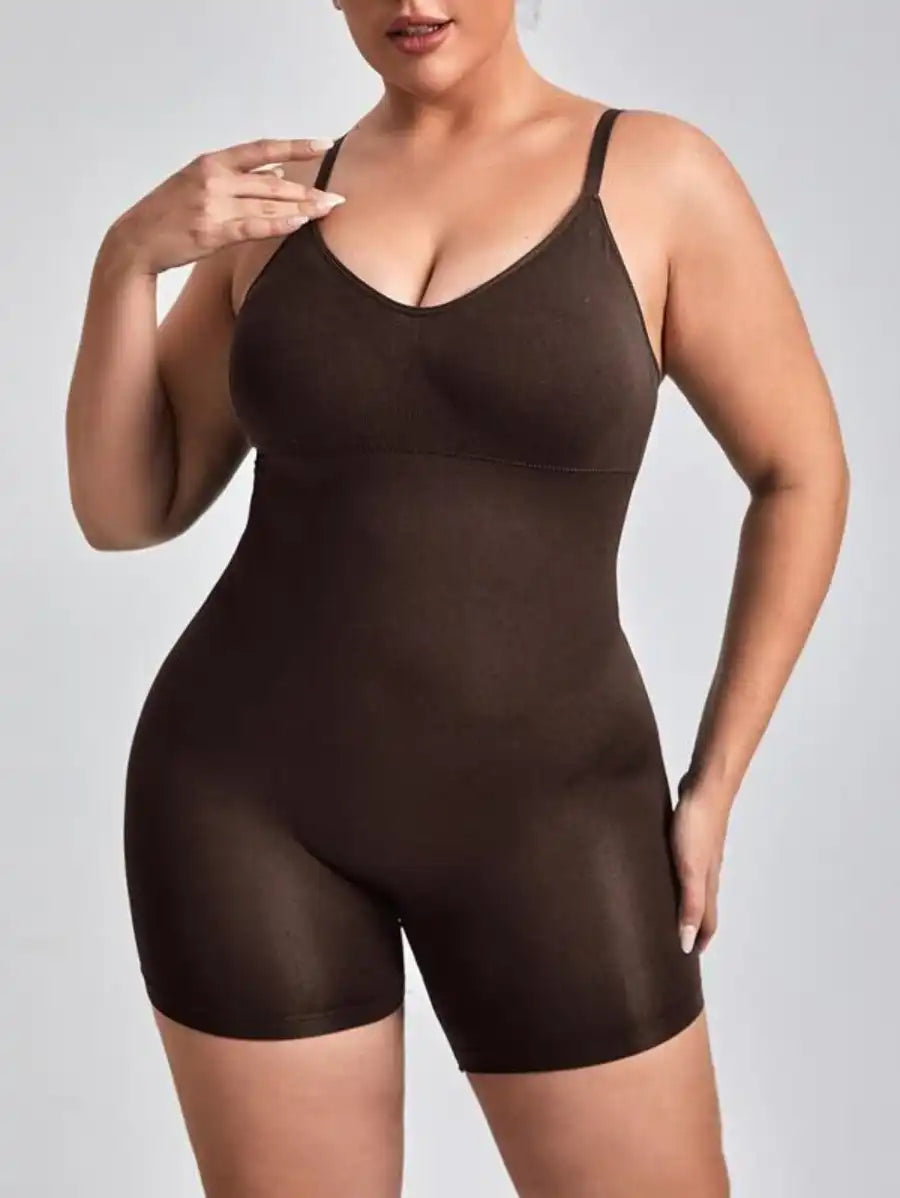 Adjustable Strap Shapewear Romper-Soco Hoodie