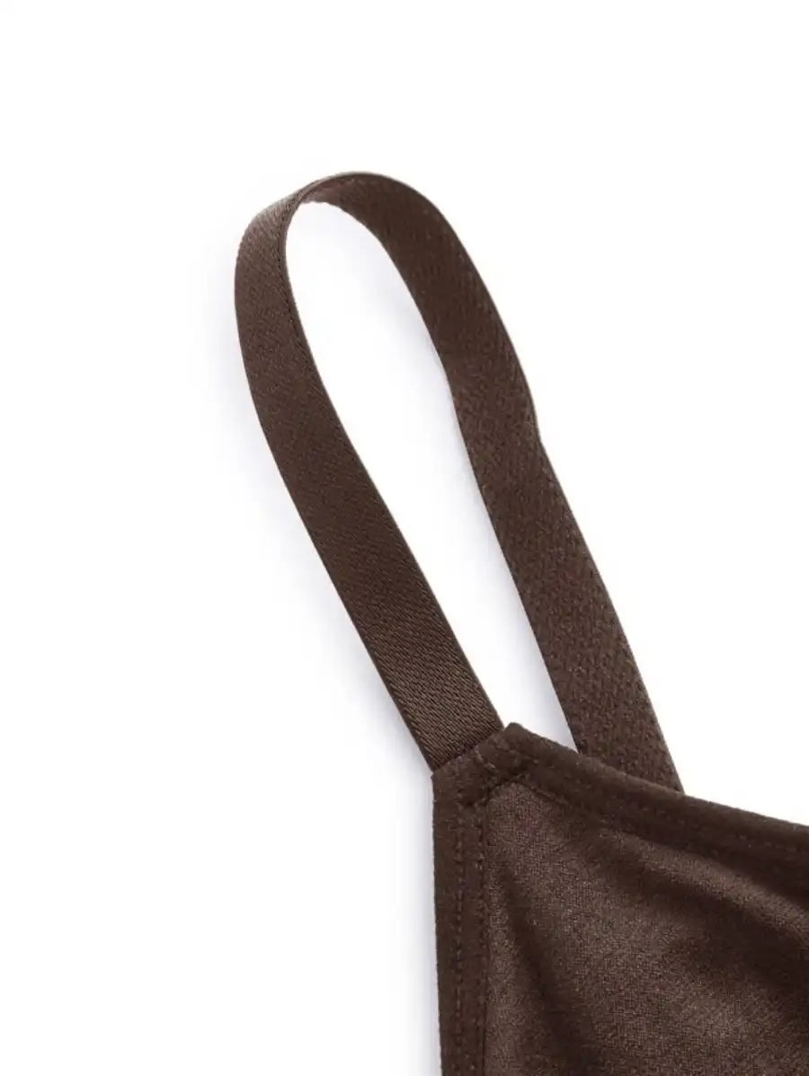 Adjustable Strap Shapewear Romper-Soco Hoodie