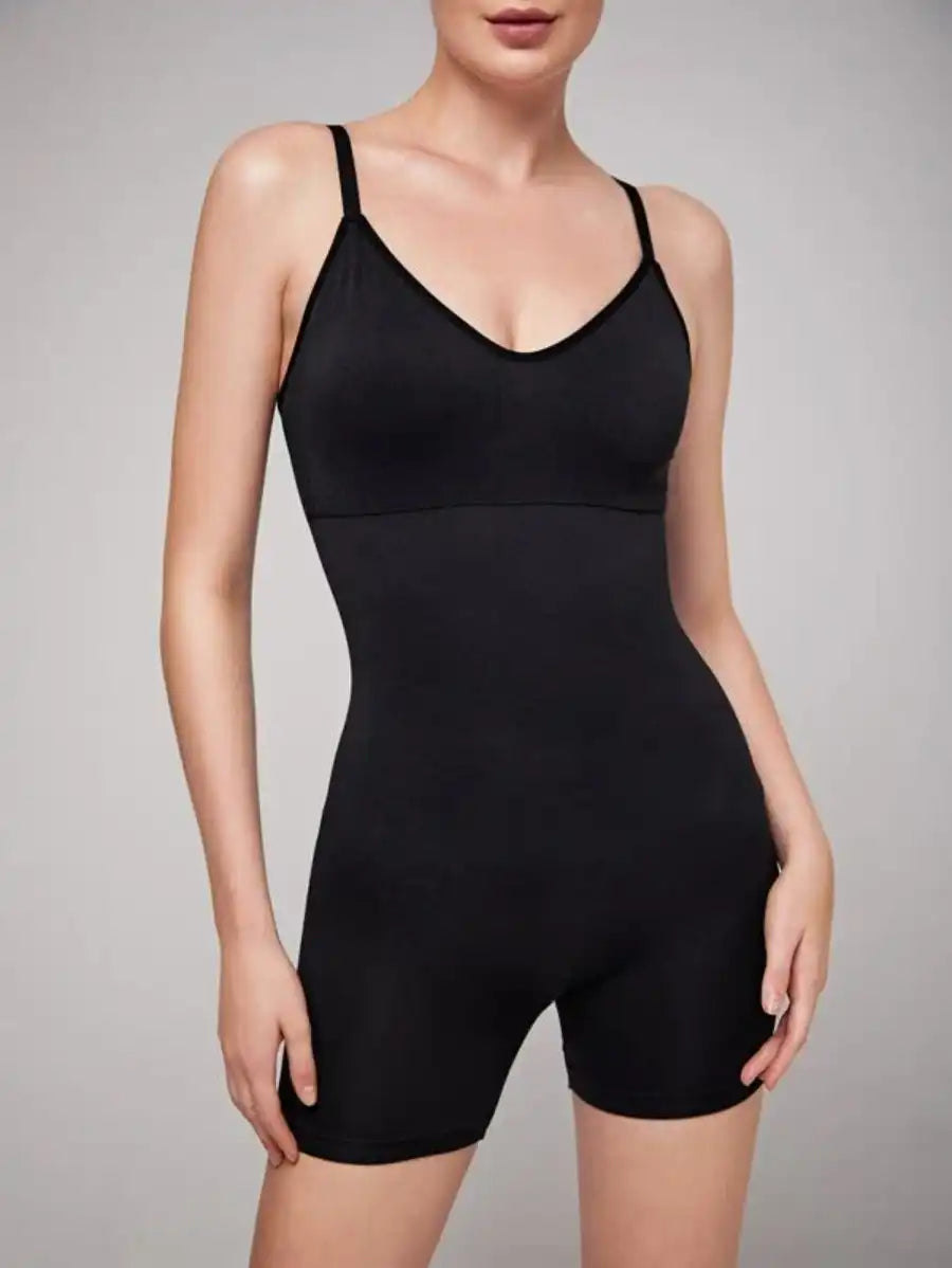 Adjustable Strap Shapewear Romper-Soco Hoodie