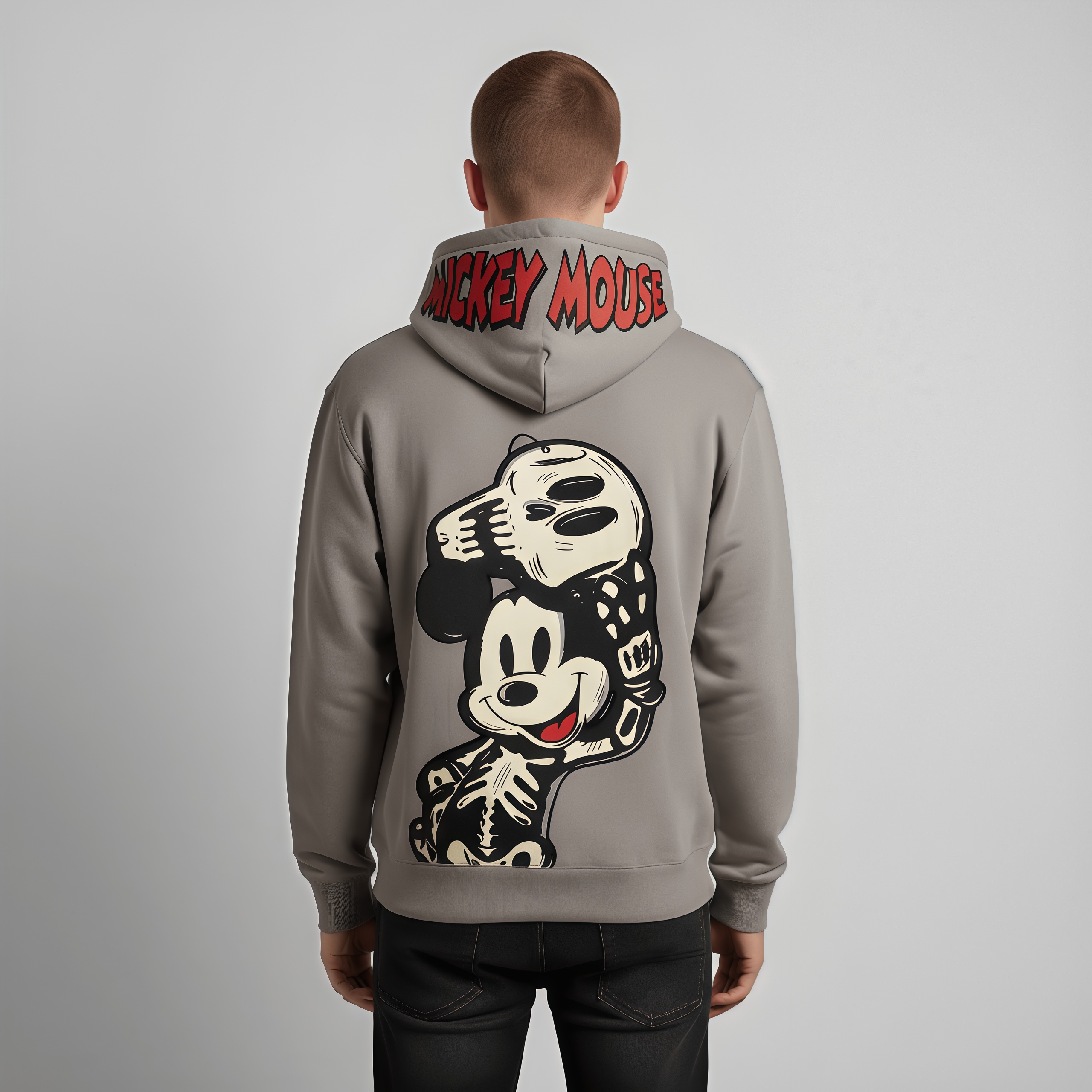 Unisex Printed Zip Up Hoodie Bold Design