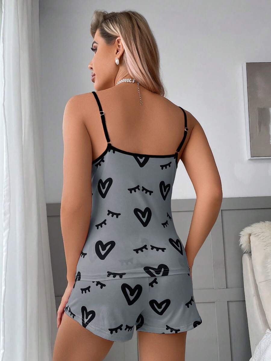 All Over Print Bow Front Set-Soco Hoodie