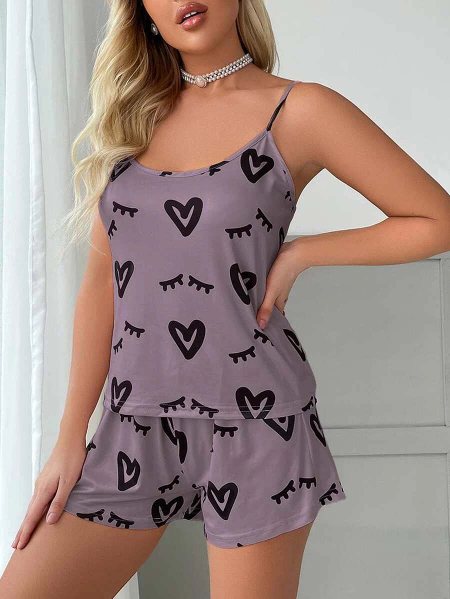 All Over Print Bow Front Set-Soco Hoodie