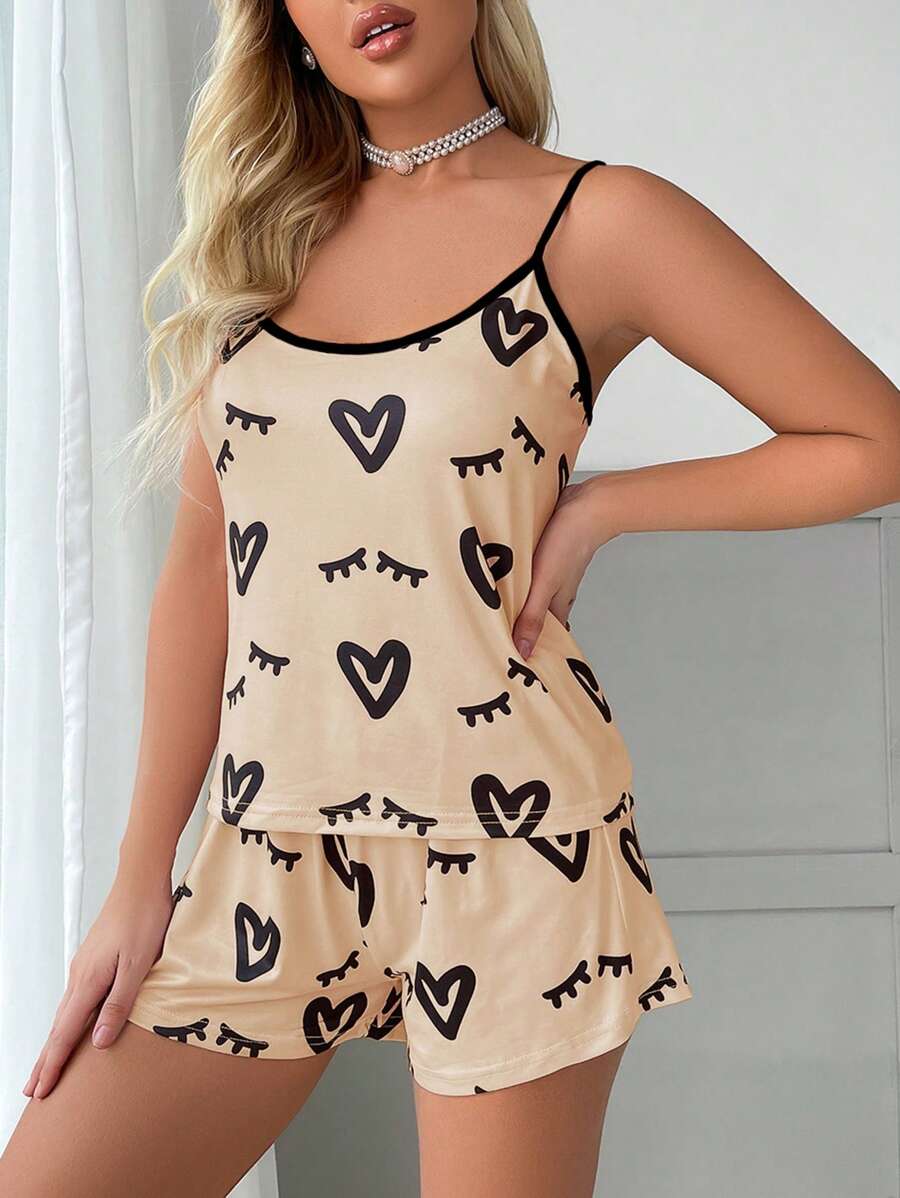 All Over Print Bow Front Set-Soco Hoodie