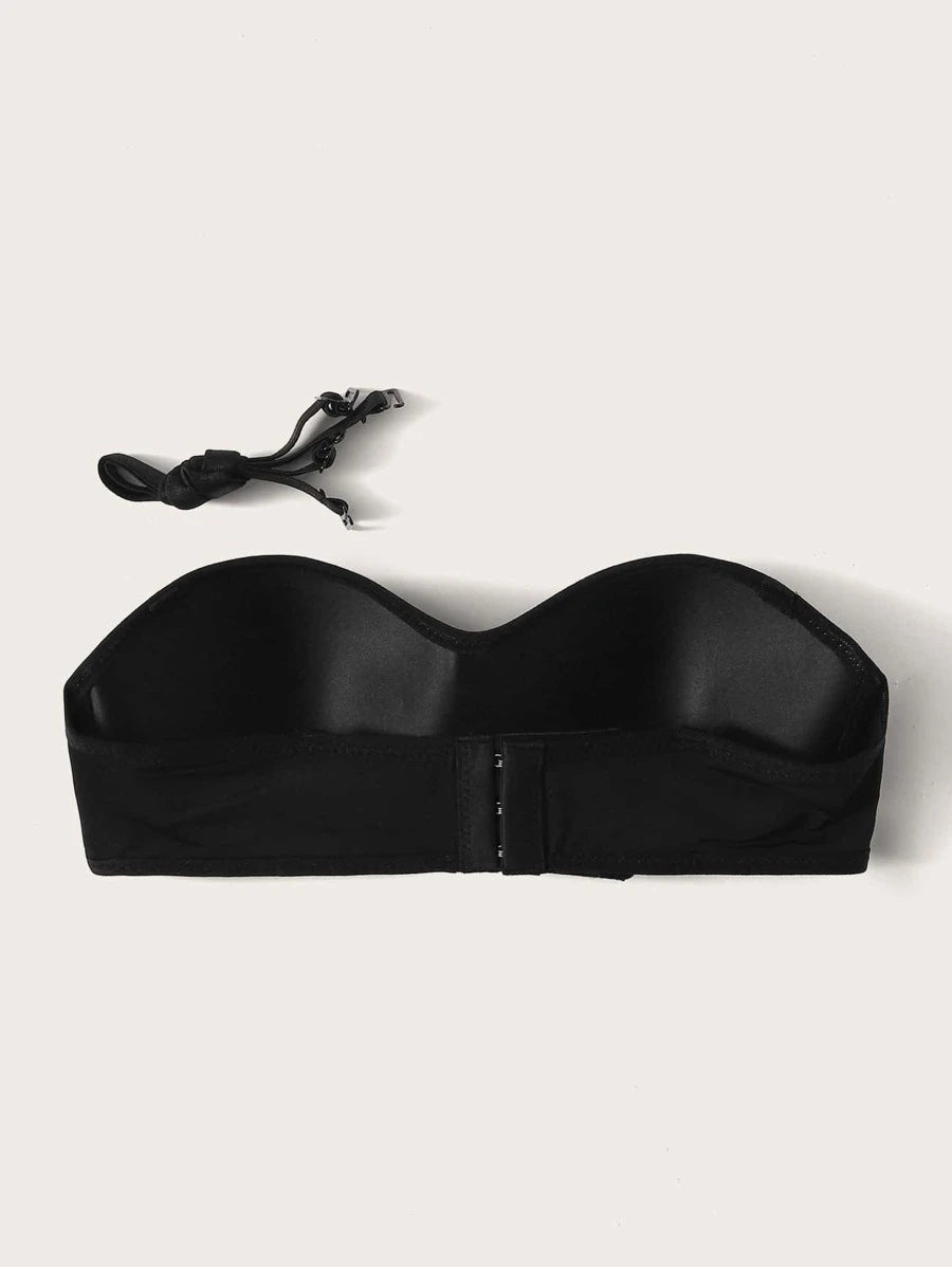 Bandeau Bra With Adjustable Strap-Soco Hoodie