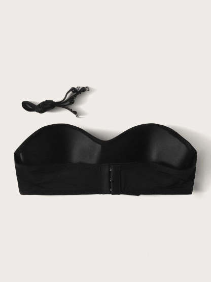 Bandeau Bra With Adjustable Strap-Soco Hoodie