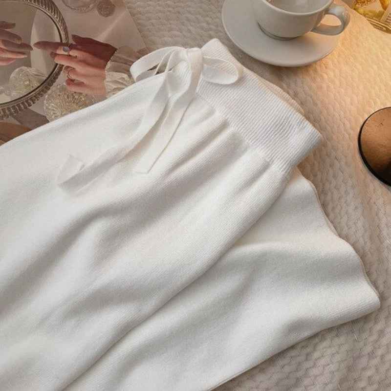 Warm Straight Knitted Pants-Soco Hoodie