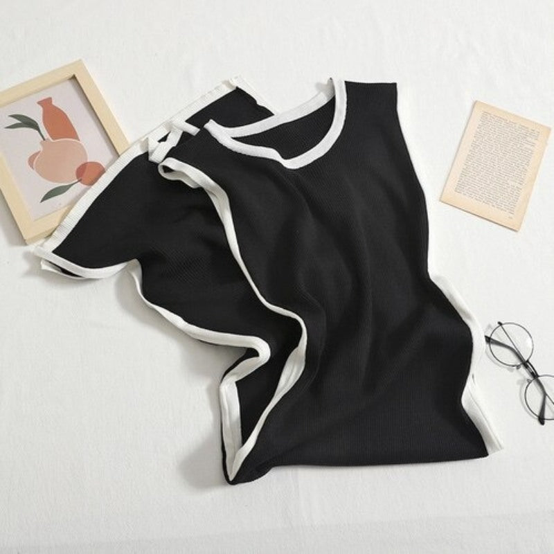 Korean Knitted O Neck Dress For Women-Soco Hoodie