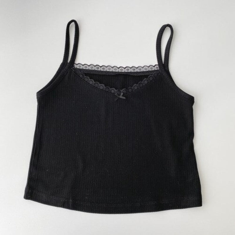 Vintage Camisole Short Tops For Women-Soco Hoodie