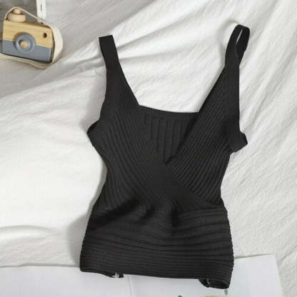 Women's Solid Color Slim Fit Camis Vest-Soco Hoodie