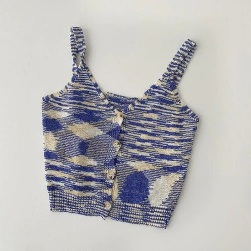 Women's Knitted Outerwear V Neck Tank Top-Soco Hoodie