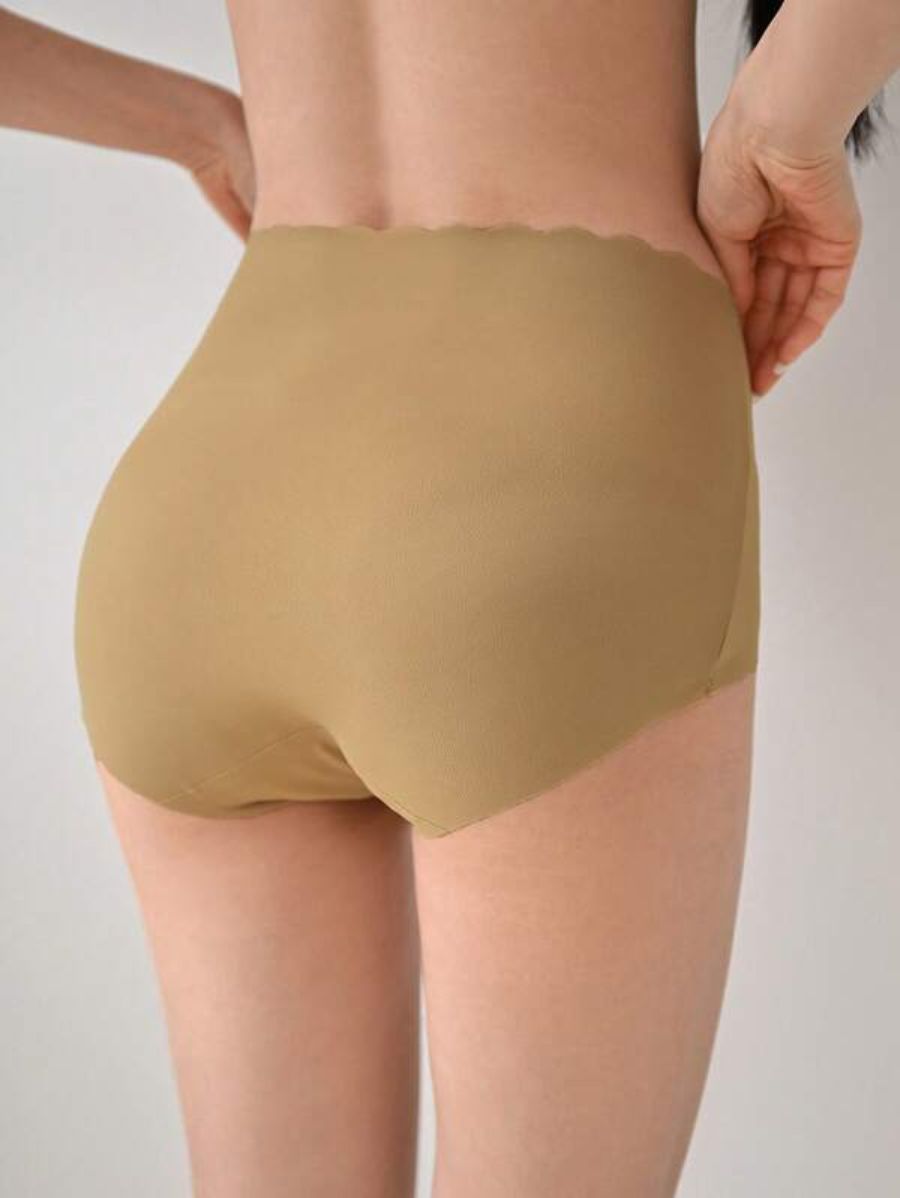 Bow Decor Scallop Trim Panty-Soco Hoodie