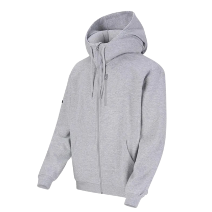 Built In Inflatable Pillow Full Zip Up Travel Hoodie